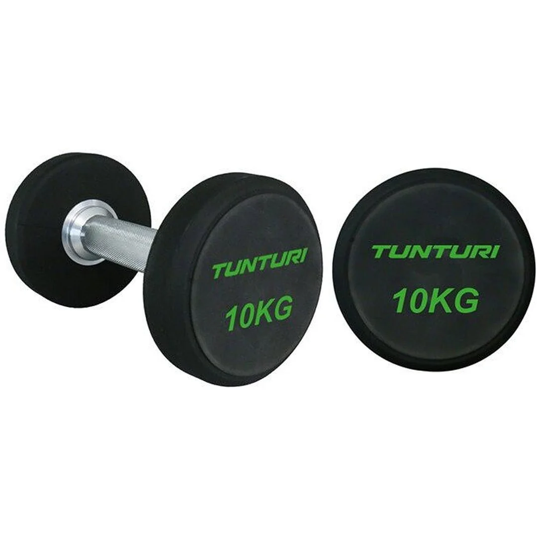Tunturi Sada jednoručních činek Pro PU Dumbbell 2-12 kg (10 párů)