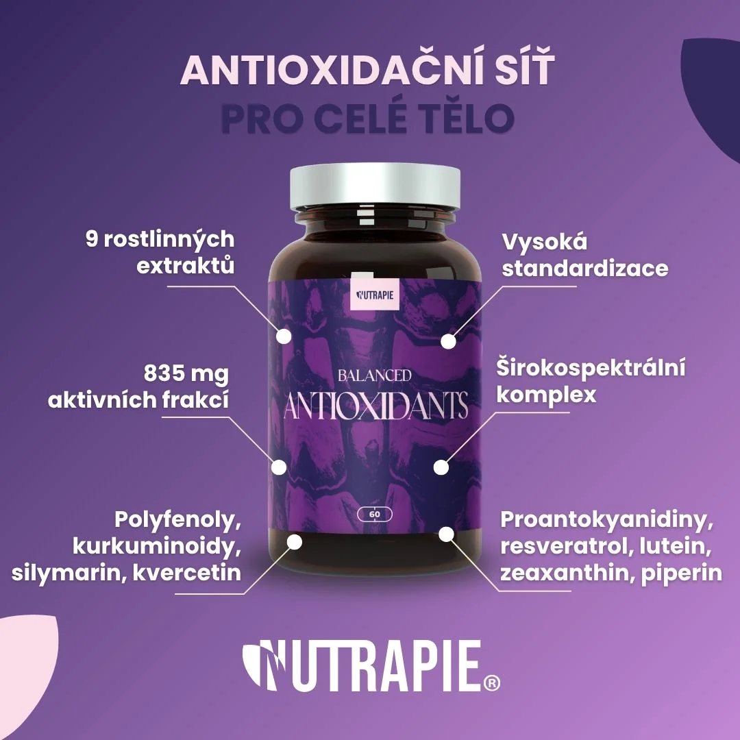 Nutrapie Balanced Antioxidants 60 kapslí