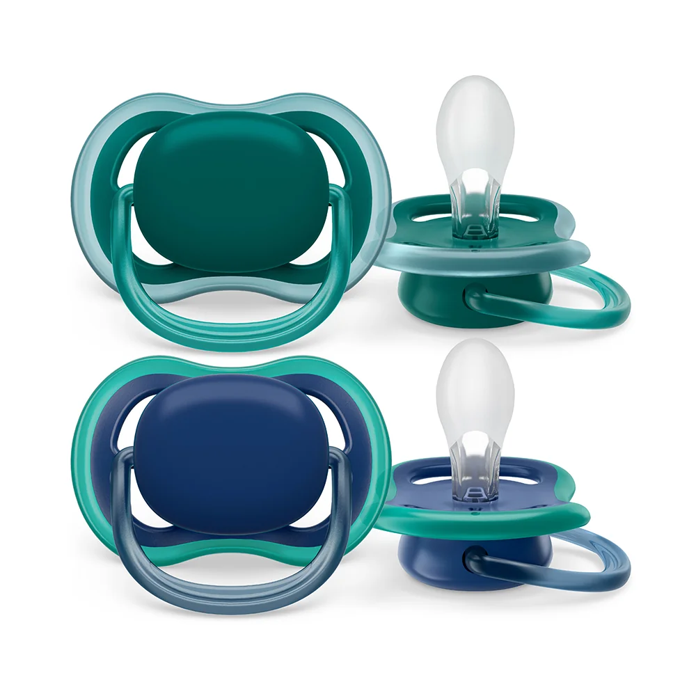 Philips Avent Šidítko Ultra air 6–18m chlapec 2 ks modrá