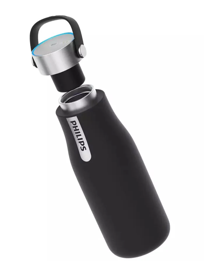 Philips GoZero UV Samočisticí lahev 590 ml černá