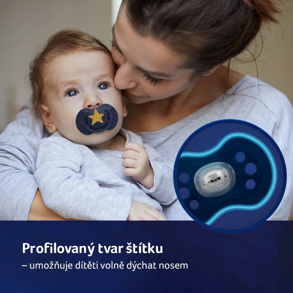 LOVI Stardust Dudlík silikonový dynamický 6–18m 2 ks