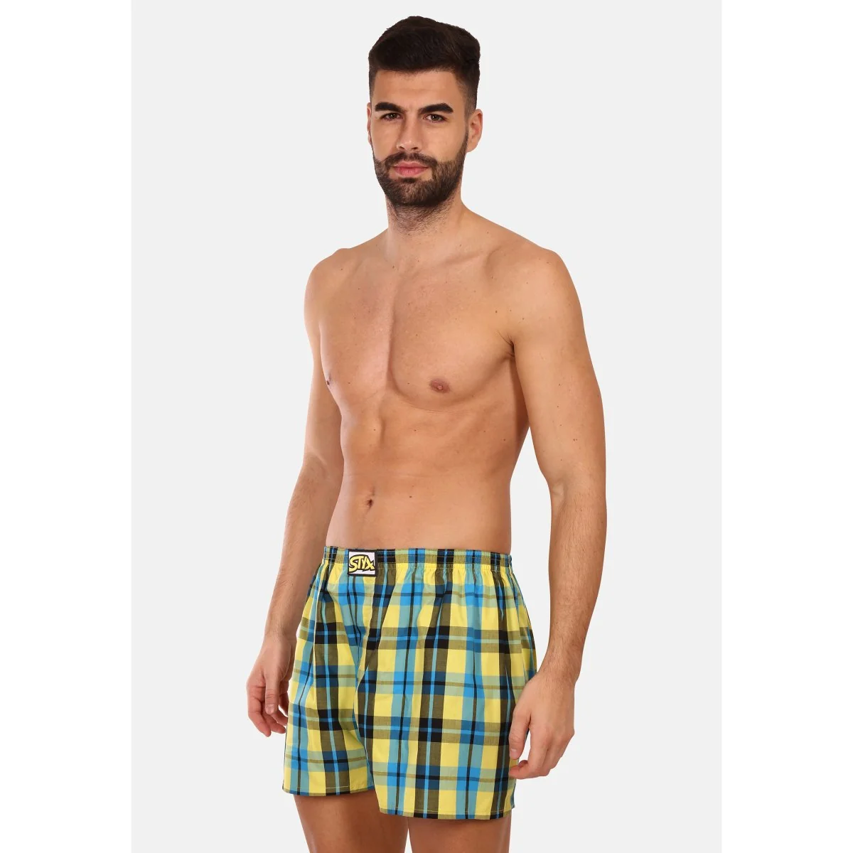 Styx Pánské trenky klasická guma vícebarevné (A933) XL