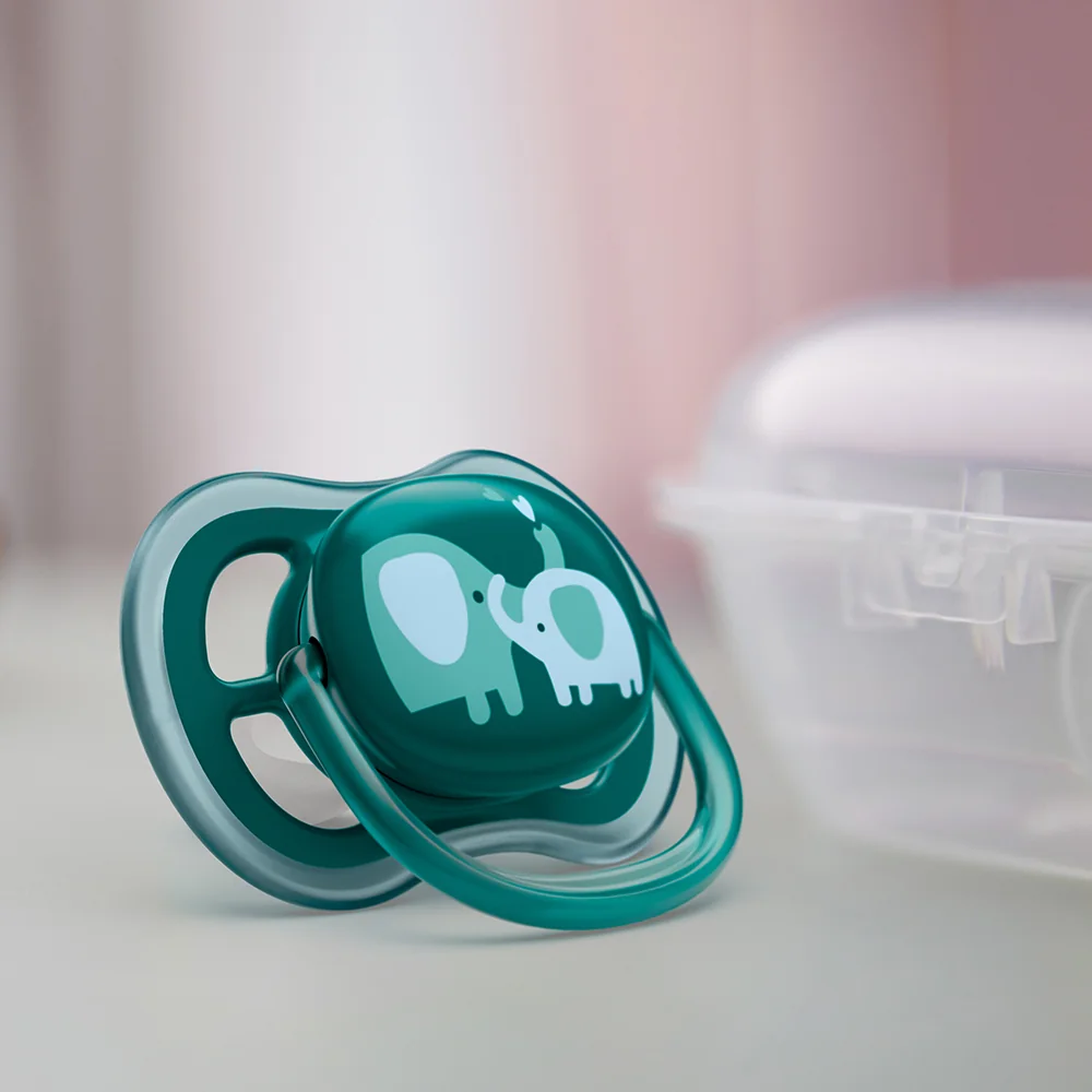 Philips Avent Šidítko Ultra air 18m+ chlapec 2 ks slon