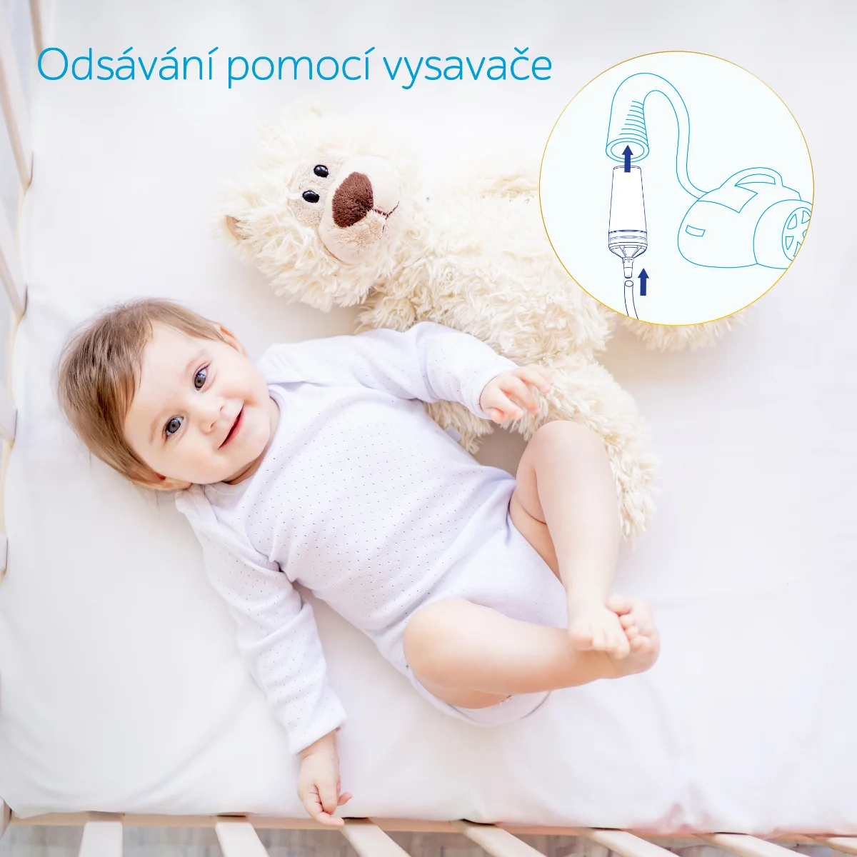 BEBELO Nasal Aspirator nosní odsávačka 1 ks