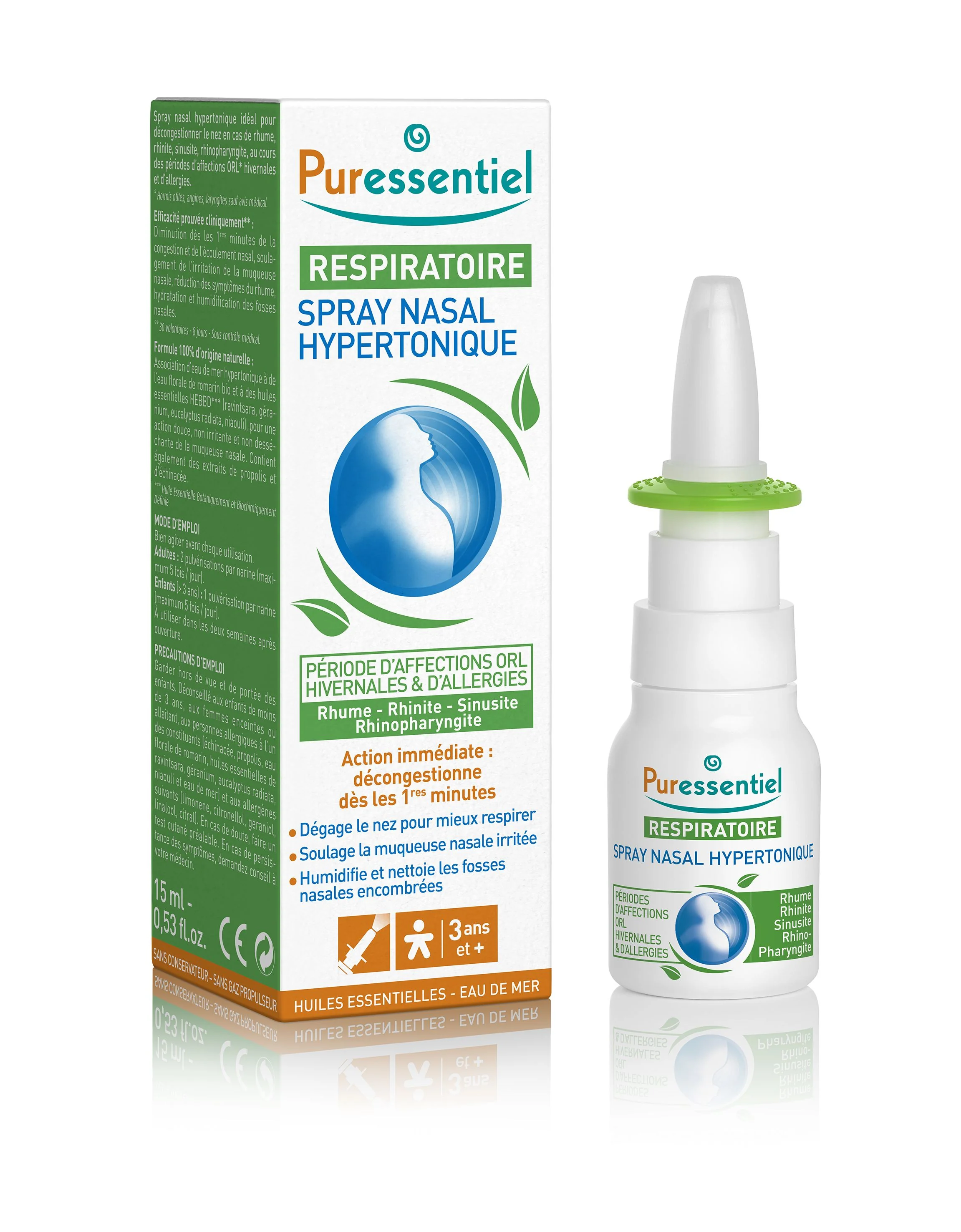 PURESSENTIEL Nosní sprej proti rýmě 15 ml