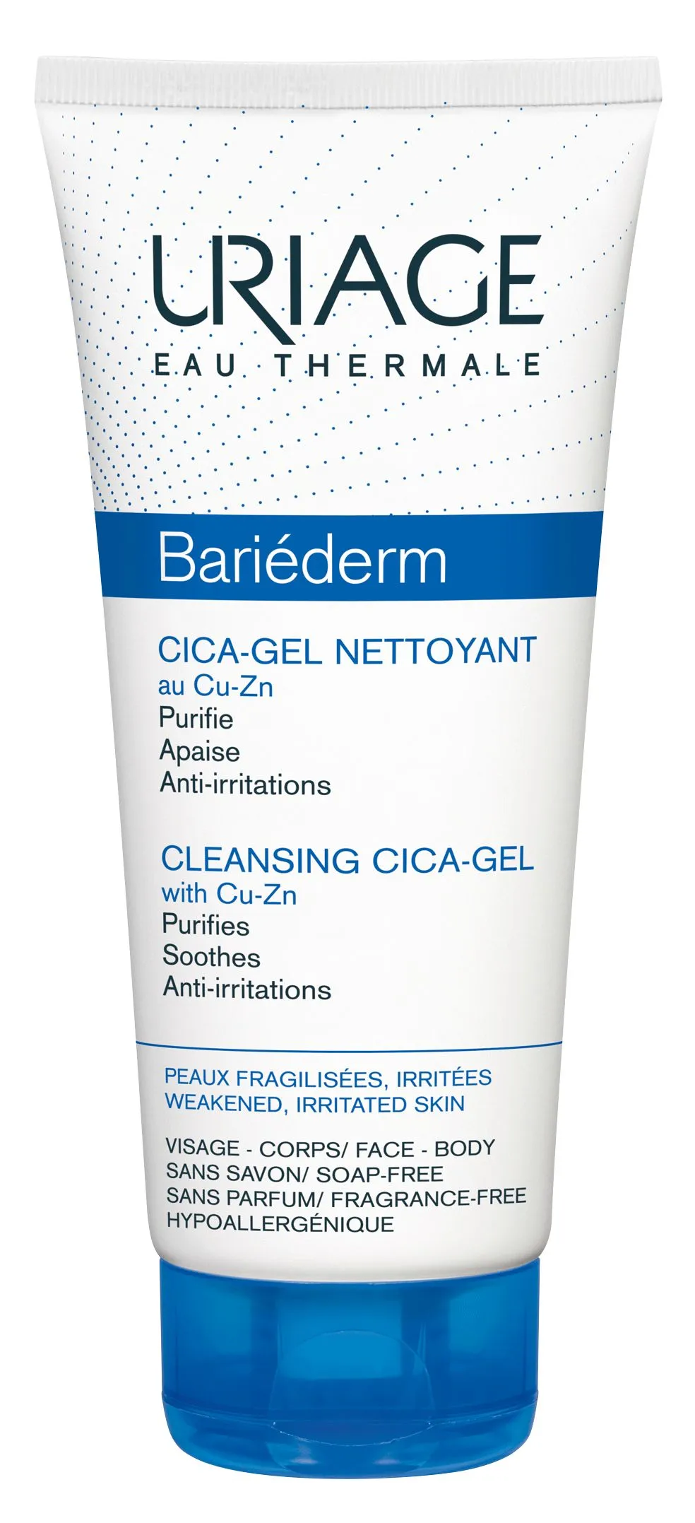 Uriage Bariéderm Čisticí gel s obsahem mědi a zinku 200 ml