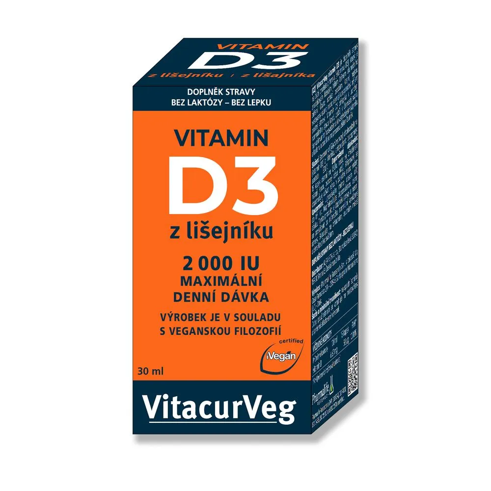 Vitamin D3 z lišejníku Pharmalife 2000 IU