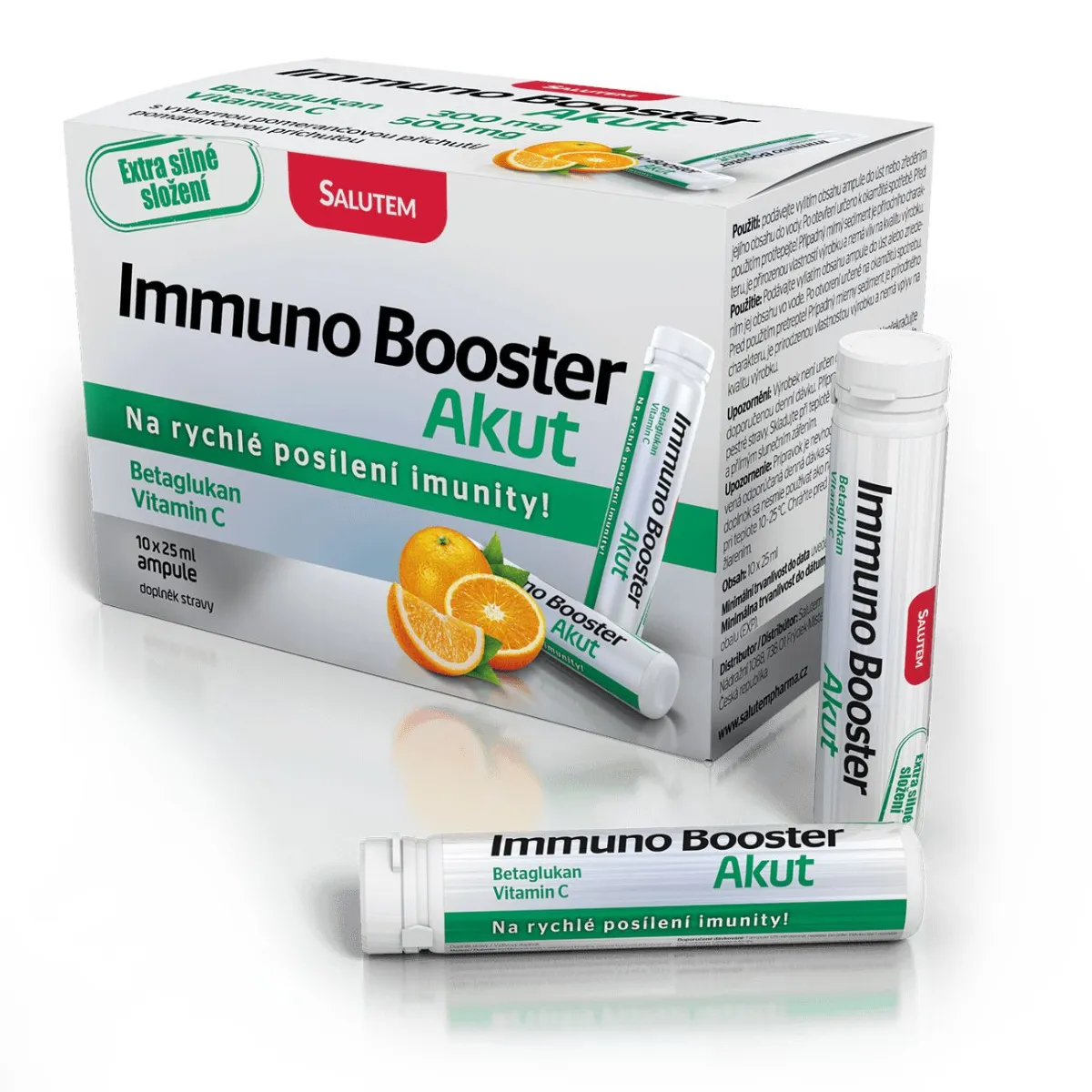 Immuno Booster Akut pomeranč 10 ampulí