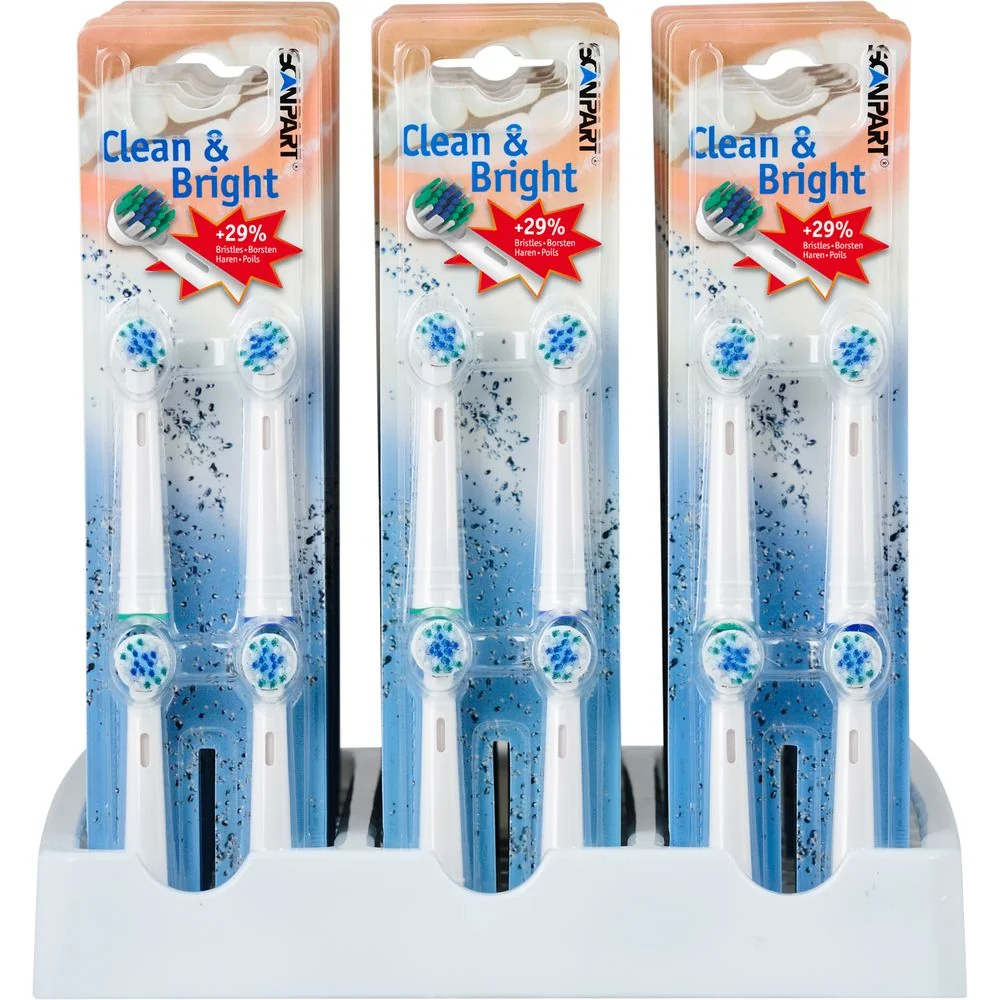 SCANPART ESSENCIAL Náhradní kartáček Oral-B 4ks
