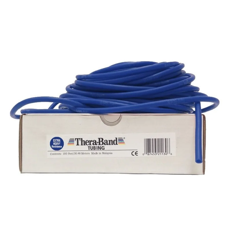 Thera-Band Tubing 30,5 m, modrá, extra silná
