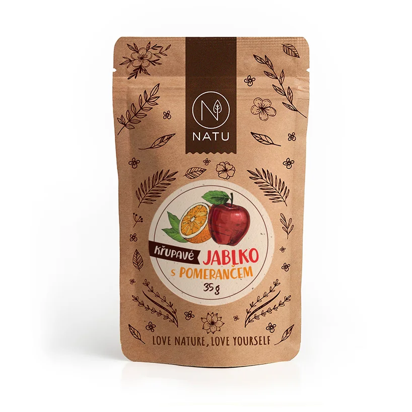 NATU Křupavé jablko s pomerančem 35 g