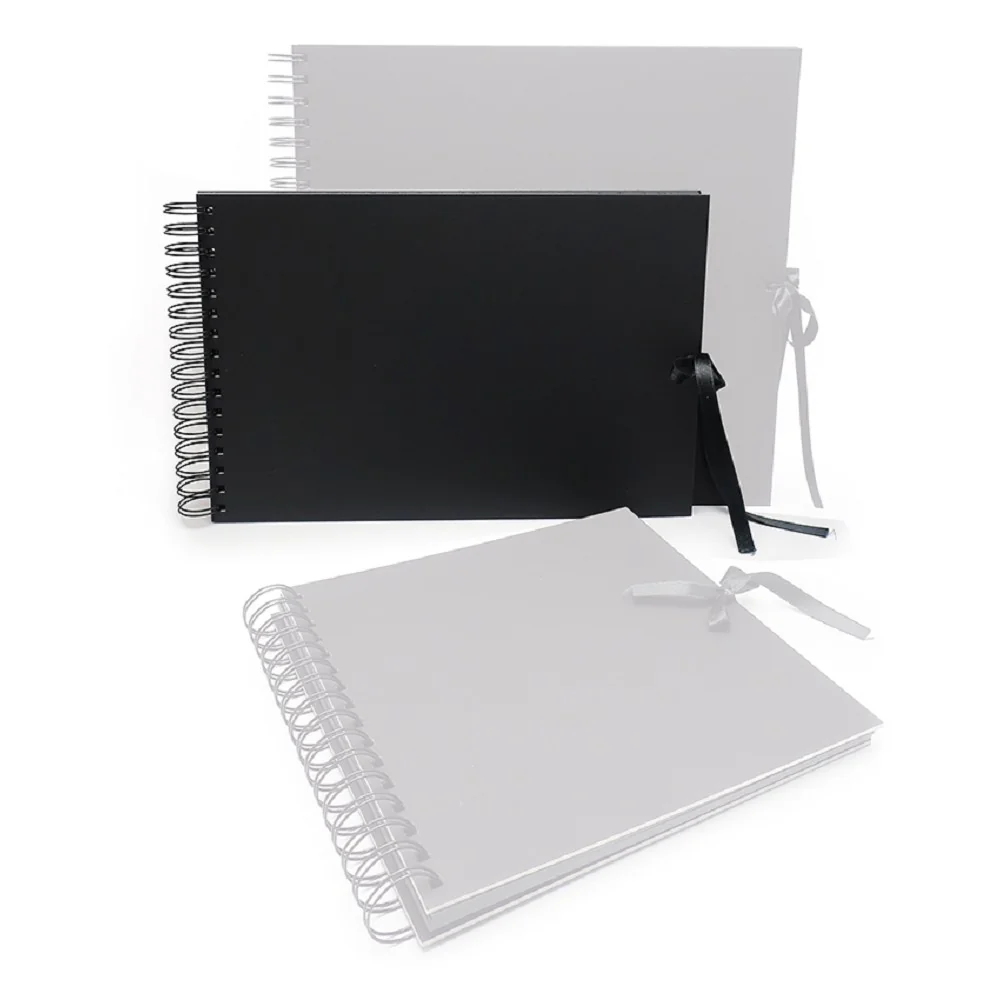Baloušek Scrapbook A4, 30 × 21 cm, černý