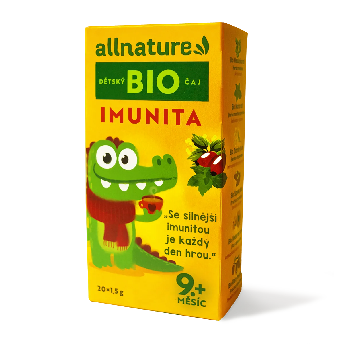 Allnature BIO Imunita dětský čaj 20x1,5 g