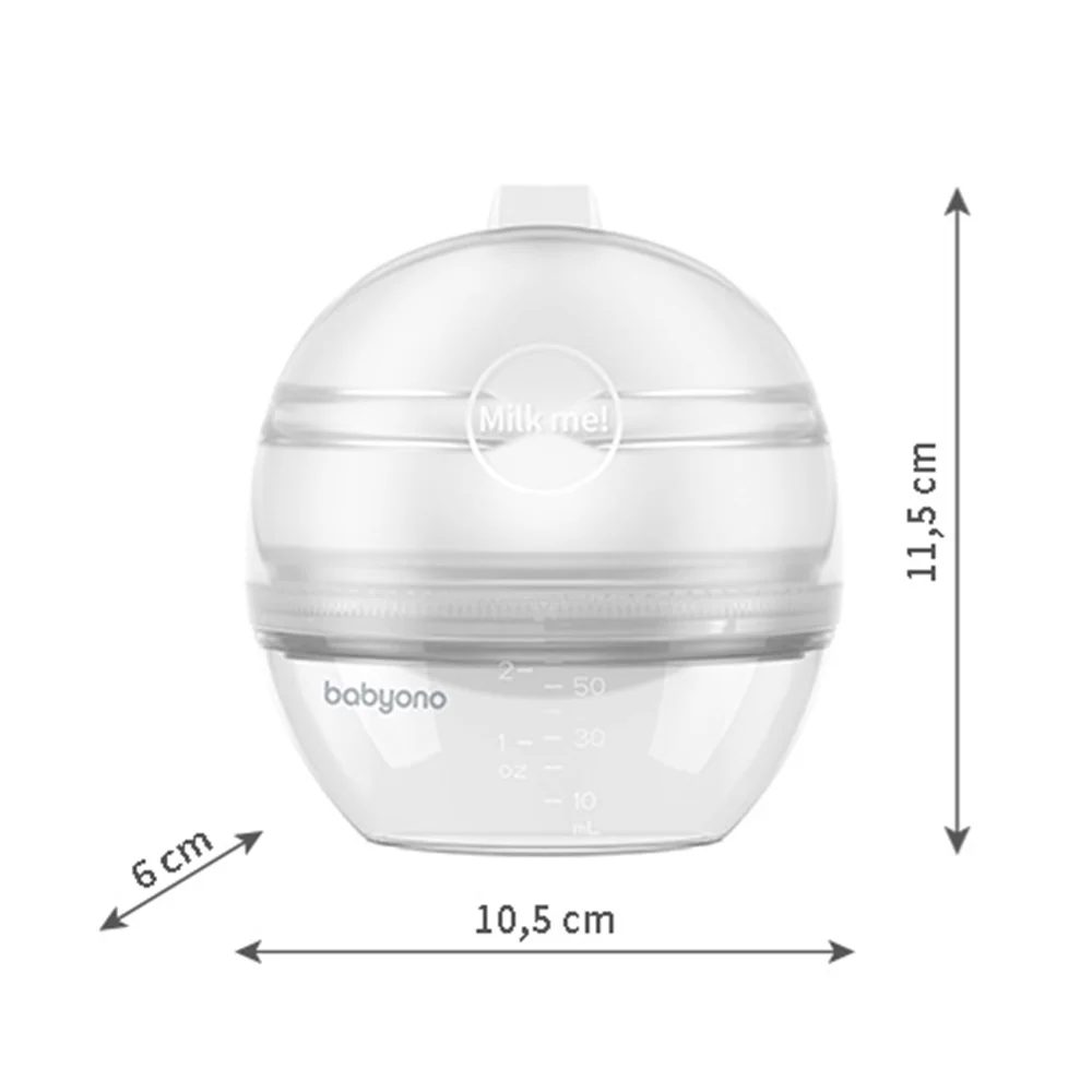 Babyono Odsávačka a sběrač mateřského mléka Milk Me 2v1