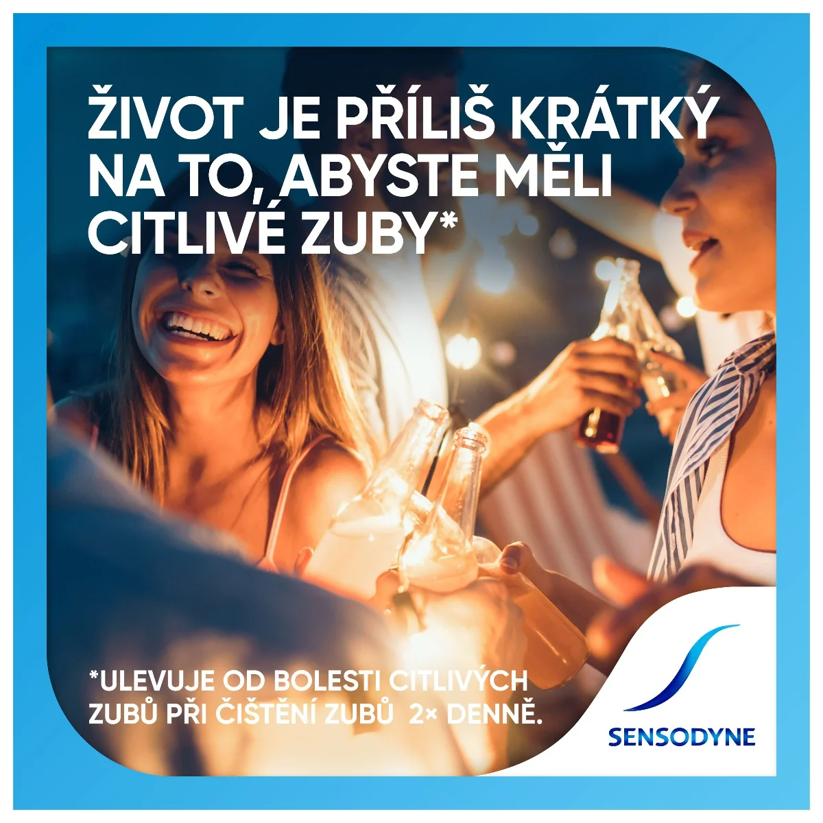 Sensodyne Extra Whitening zubní pasta 2x75 ml