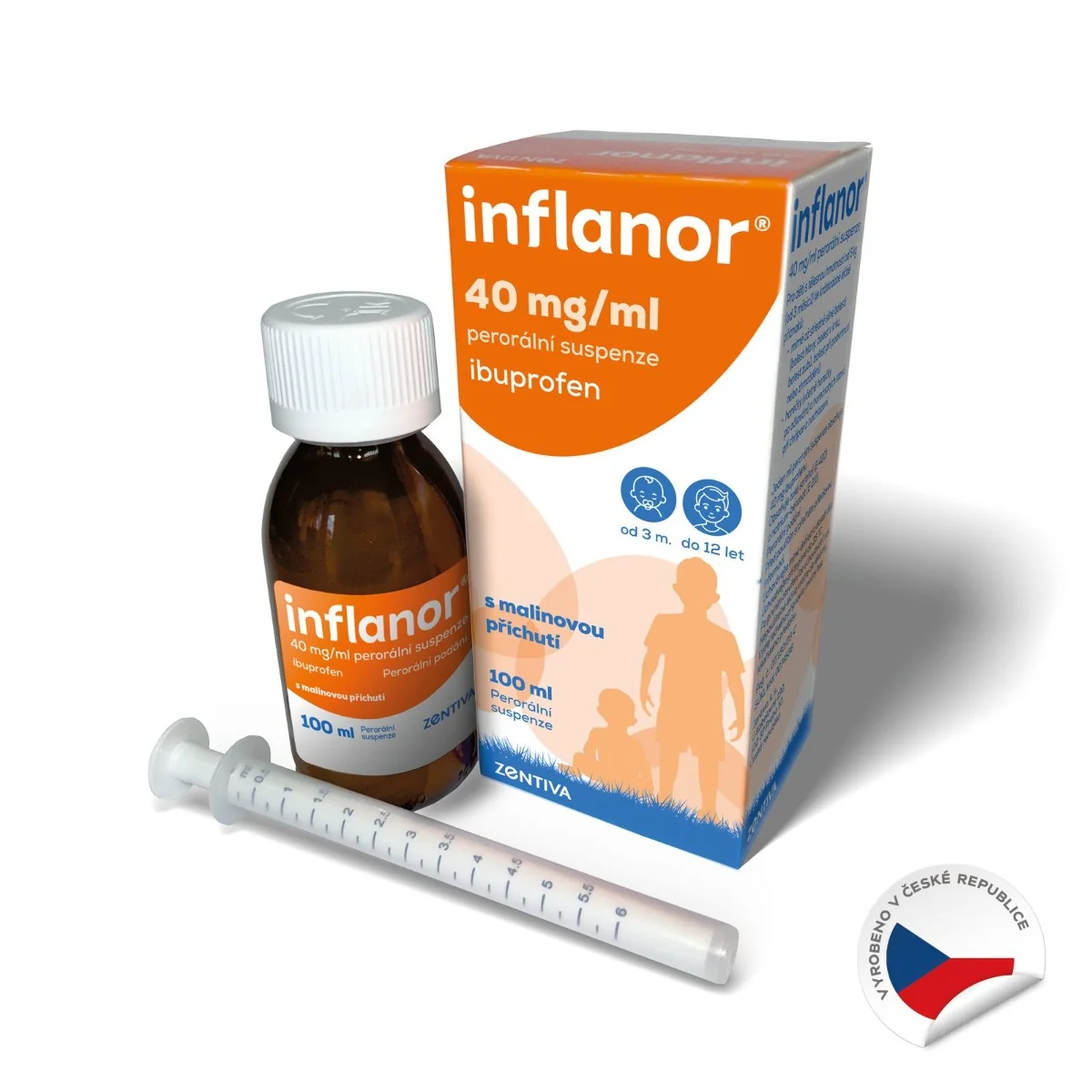 Inflanor 40 mg/ml perorální suspenze 100 ml