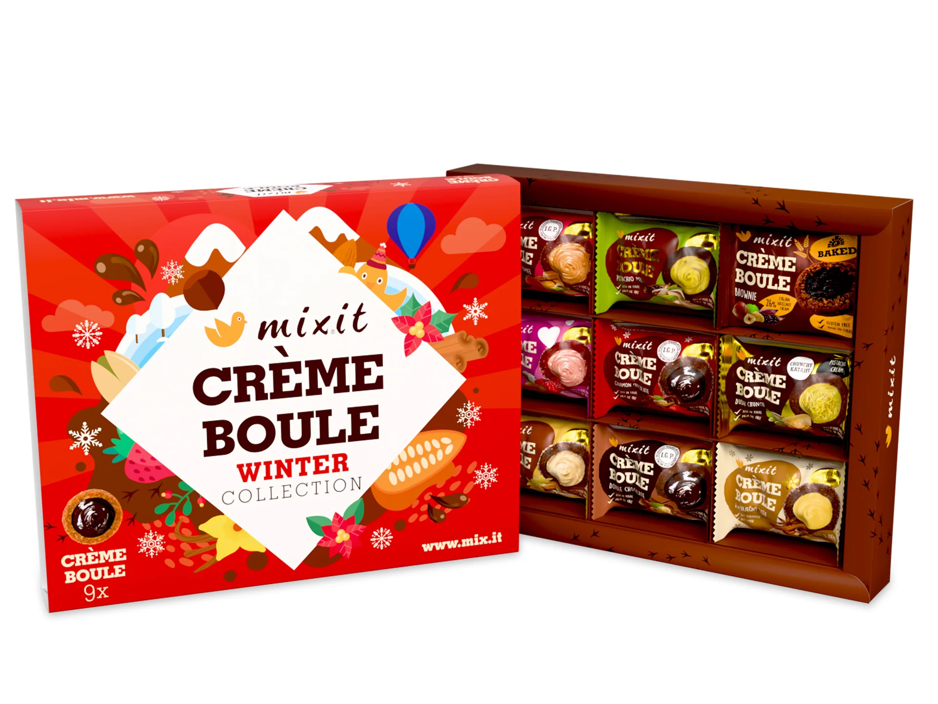 MIXIT Zimní Bouleniéra – Degustační sada Crème boulí 270 g