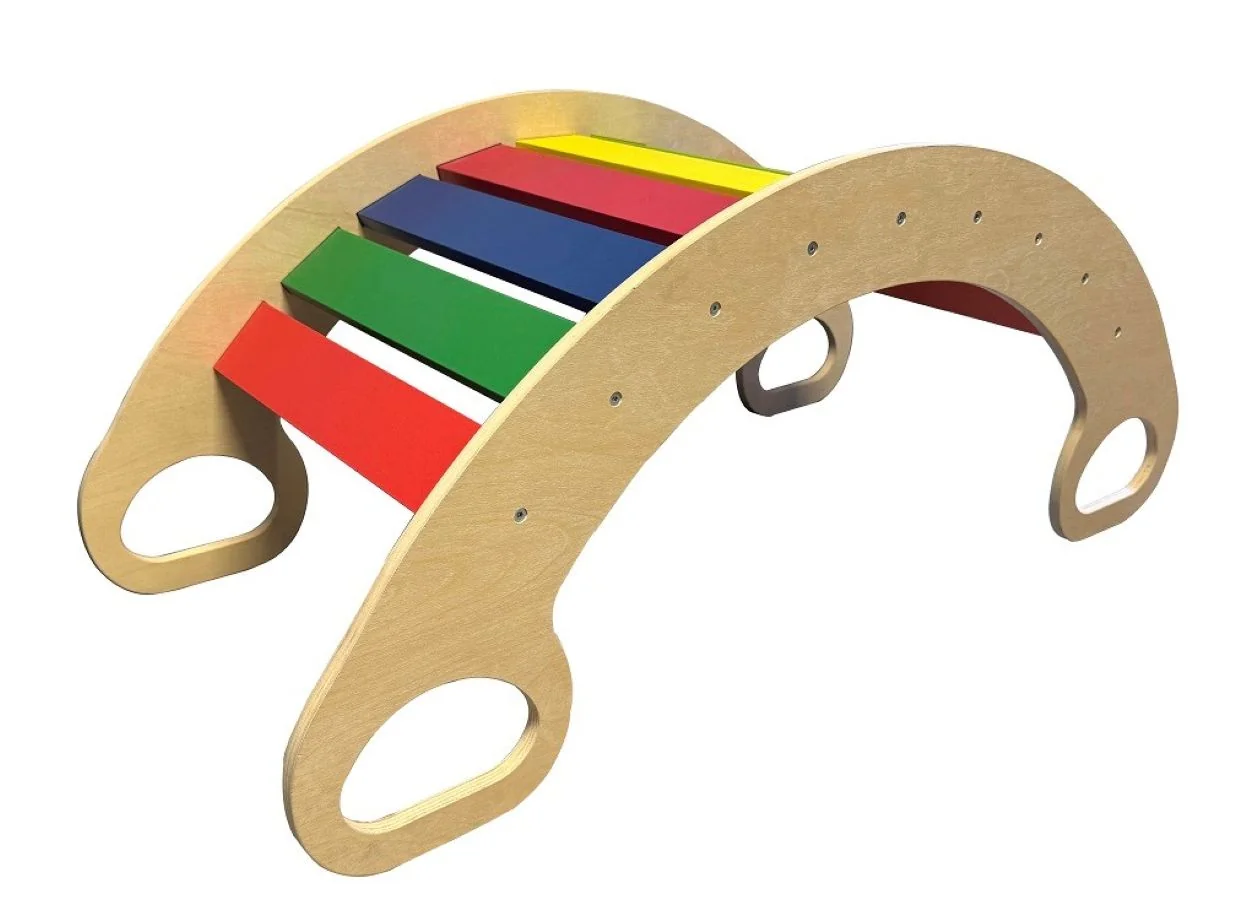 2Kids Toys Montessori duhová houpačka velká