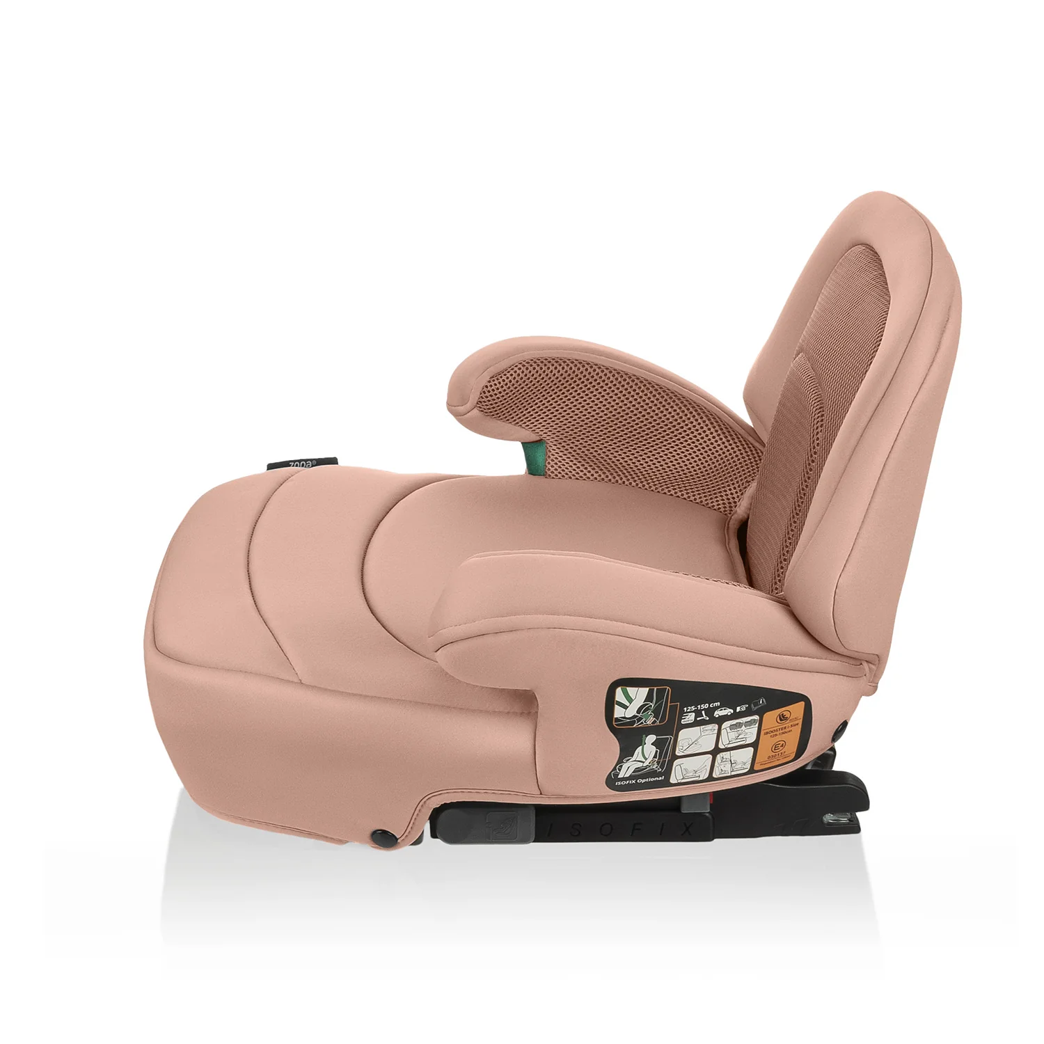 Zopa Autosedačka iBooster i-Size, Coral Pink 5 
