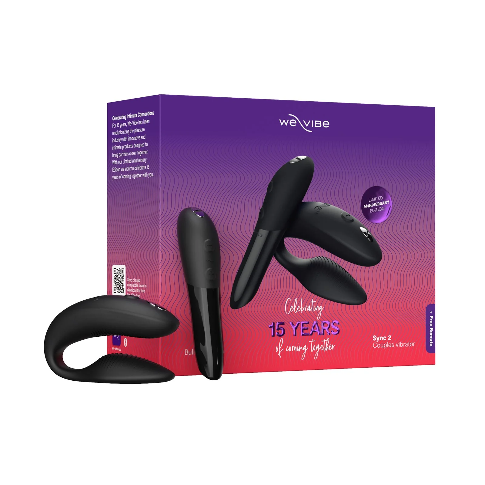 We-Vibe Sada Sync 2 a Tango X - Anniversary Collection
