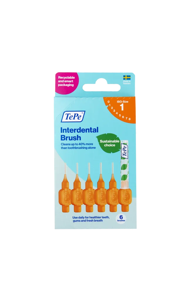 Tepe Mezizubní kartáčky oranžové 0,45 mm krabička 6 ks