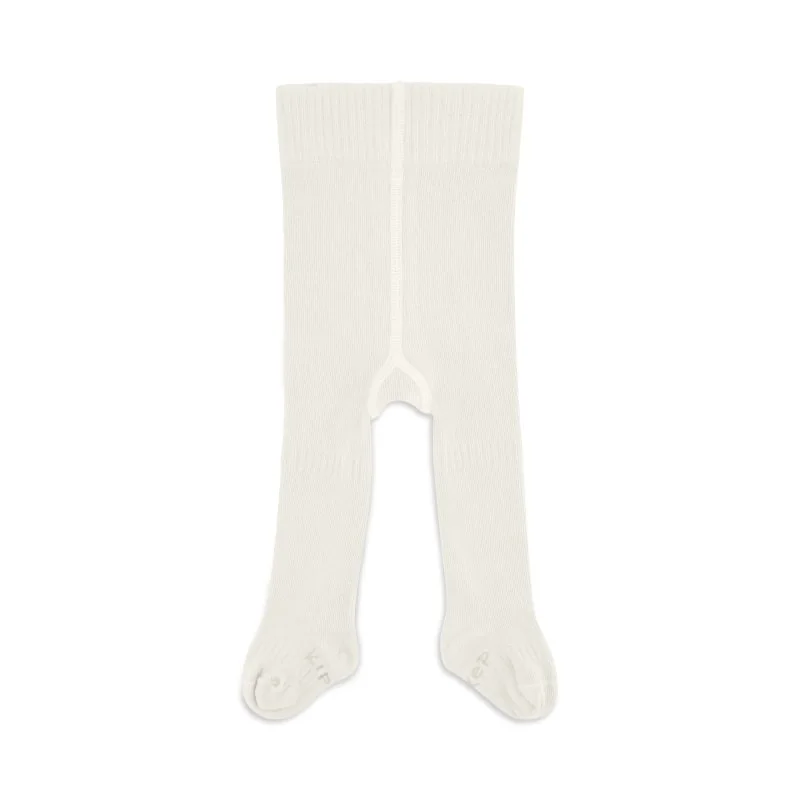 KipKep dětské punčocháče Stay-on-Tights NEWBORN Off White
