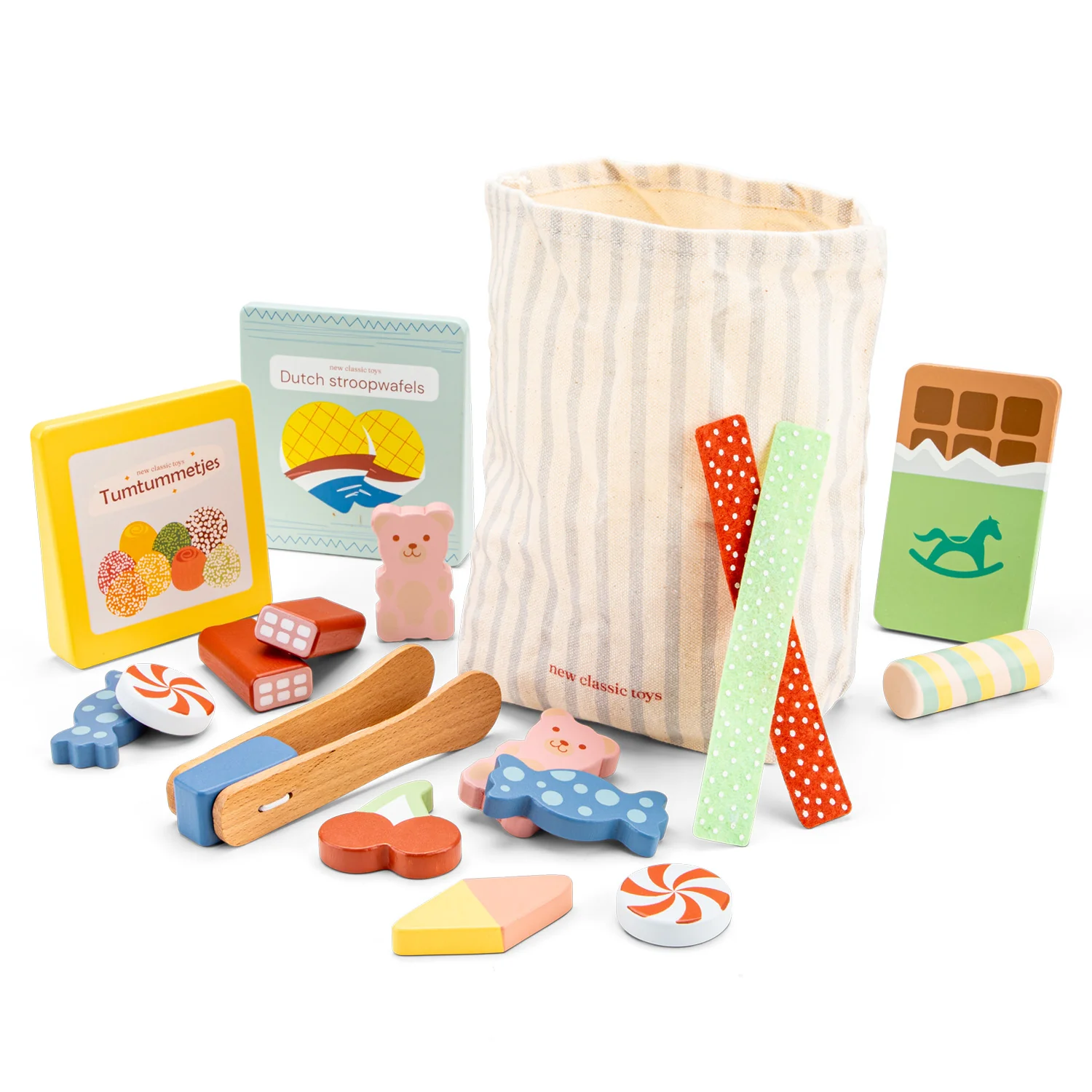 New Classic Toys Dřevěná sada - cukrovinky