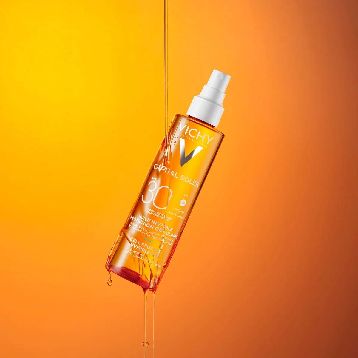 Vichy Capital Soleil Neviditelný olej SPF30 200 ml