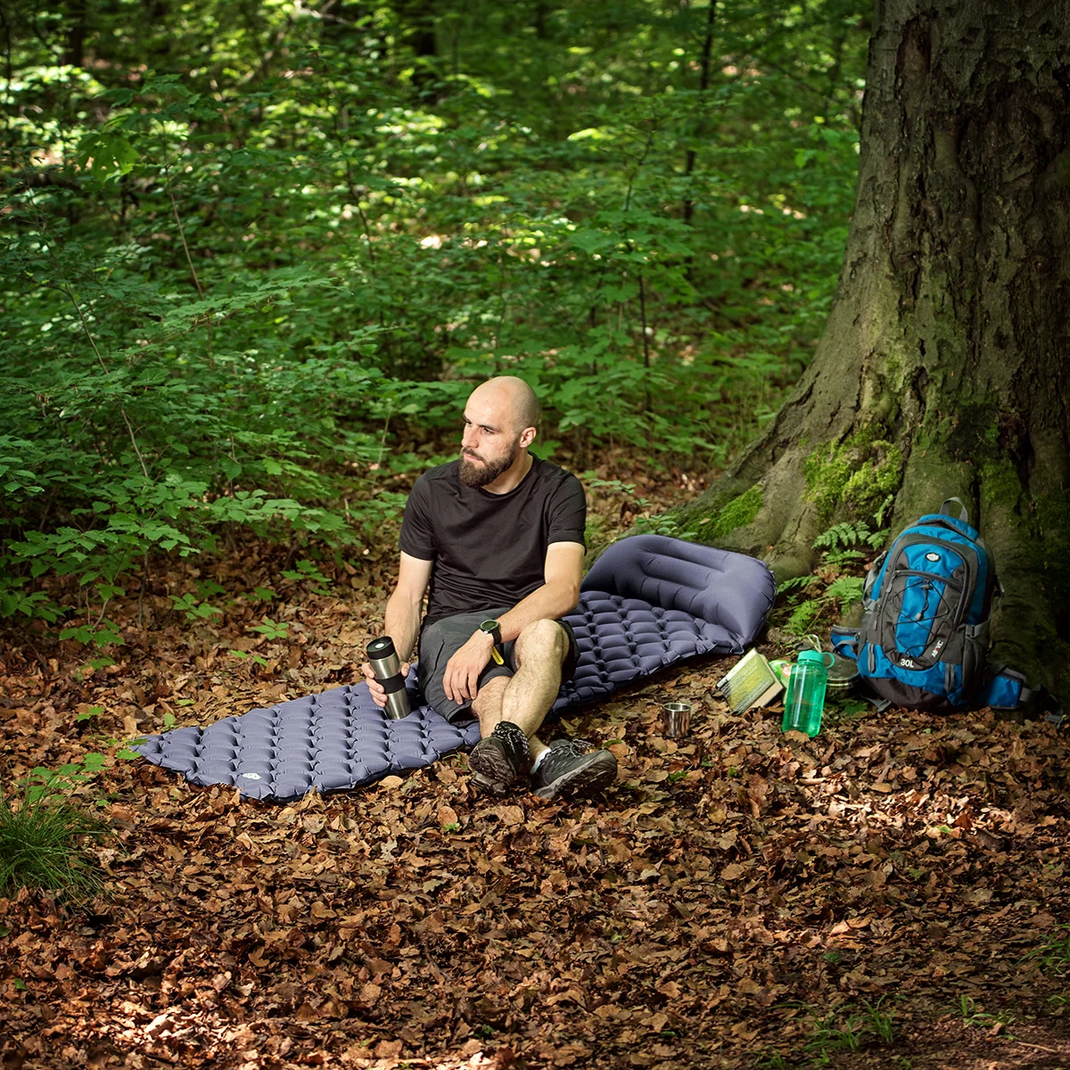 Nils Turistická karimatka NC4006 šedá