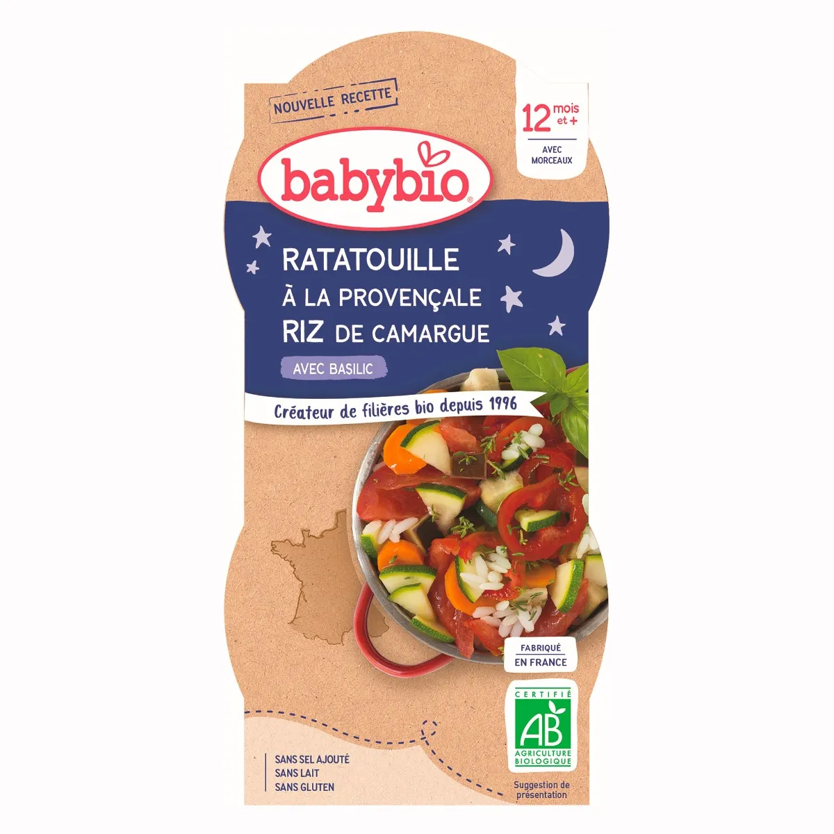 Babybio Ratatouille po provensálsku s rýží