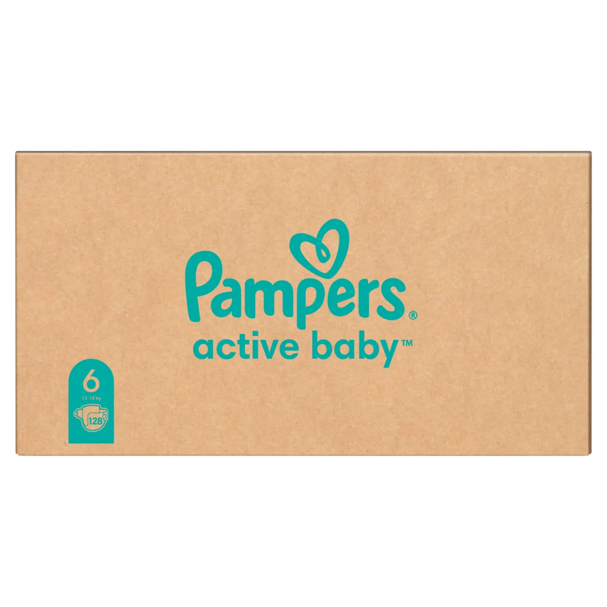 Pampers Active Baby vel. 6 Monthly Pack 13-18 kg dětské pleny 128 ks