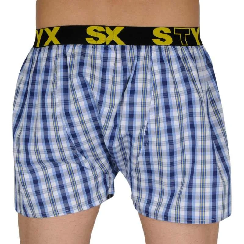 Styx Pánské trenky sportovní guma vícebarevné (B106) L