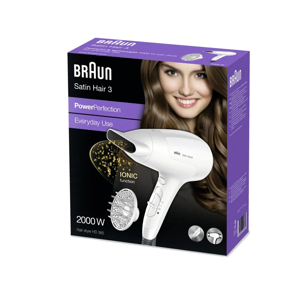 Braun Satin Hair 3 HD 385 vysoušeč vlasů