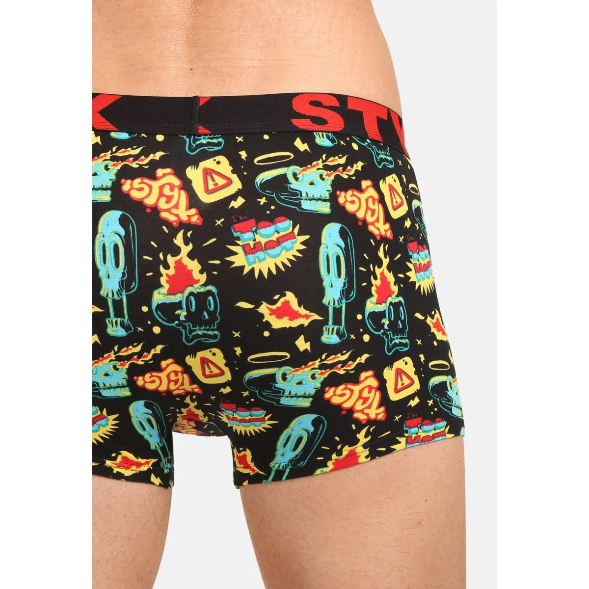 Styx Pánské boxerky art sportovní guma toohot (G1458) XXL