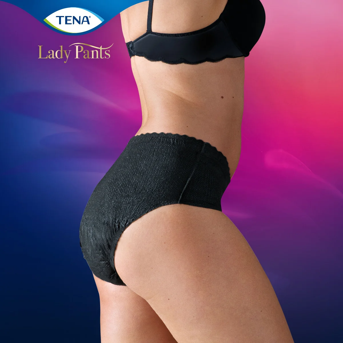Tena Lady Pants Plus Noir Medium inkontinenční kalhotky 9 ks