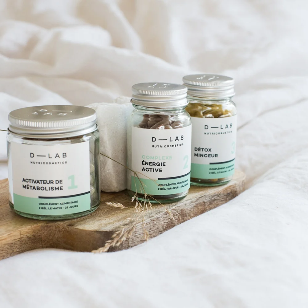 D-LAB Program Spalování tuků Metabolism + Energy + Detox 3x56 kapslí