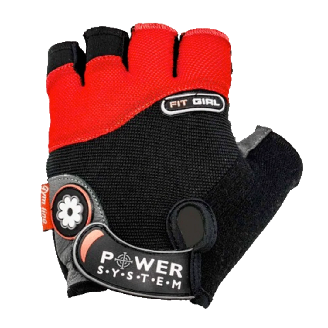 Power System Rukavice FIT GIRL PS-2900 červené - XS