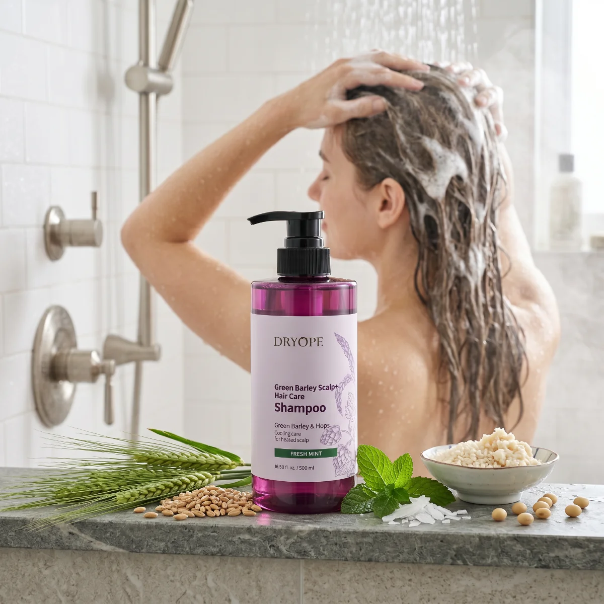 DRYOPE Fresh Mint šampon při vypadávání vlasů 500 ml