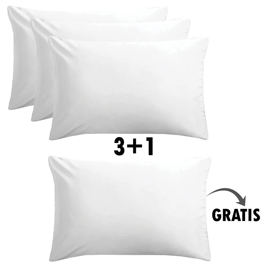 Povlečeme vše Set - Polštář Komfort Peach 70x90 cm 3+1 zdarma