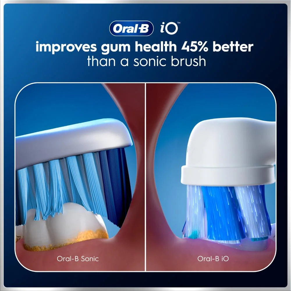 Oral-B iO Series 6 s cestovním pouzdrem elektrické zubní kartáčky bílý a růžový
