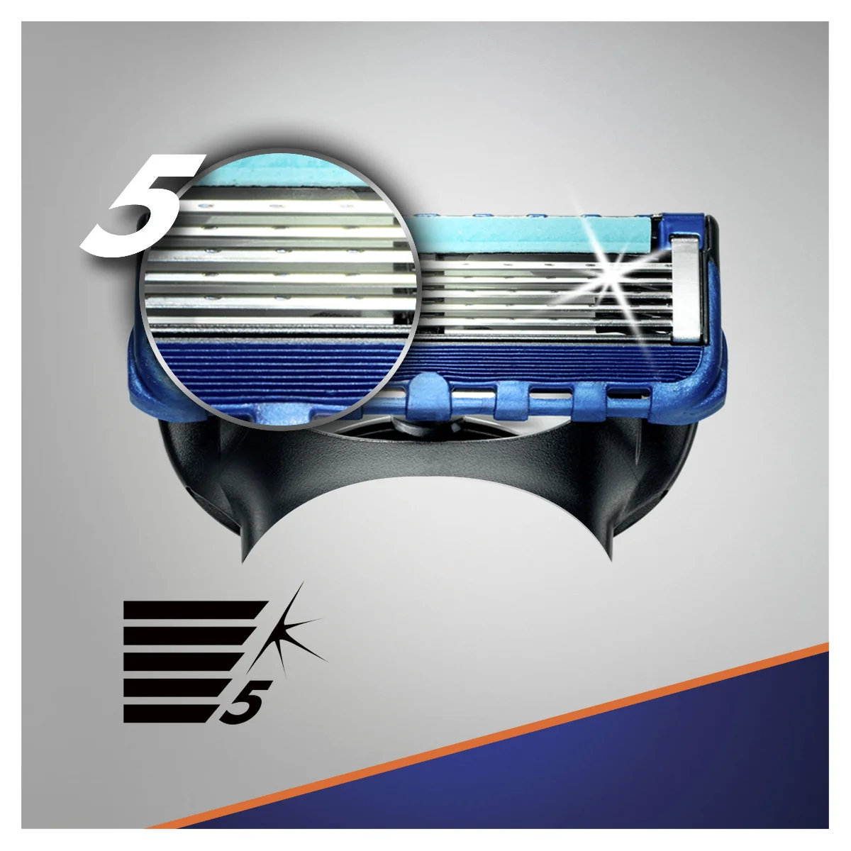Gillette Fusion5 ProGlide náhradní hlavice 4 ks