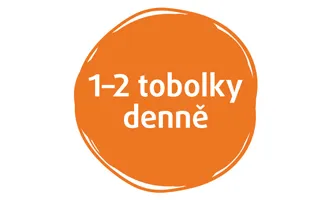 1–2 tobolky denně