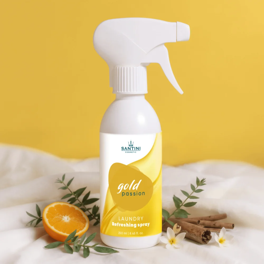 Santini Osvěžovač textilu 250 ml - Gold Passion