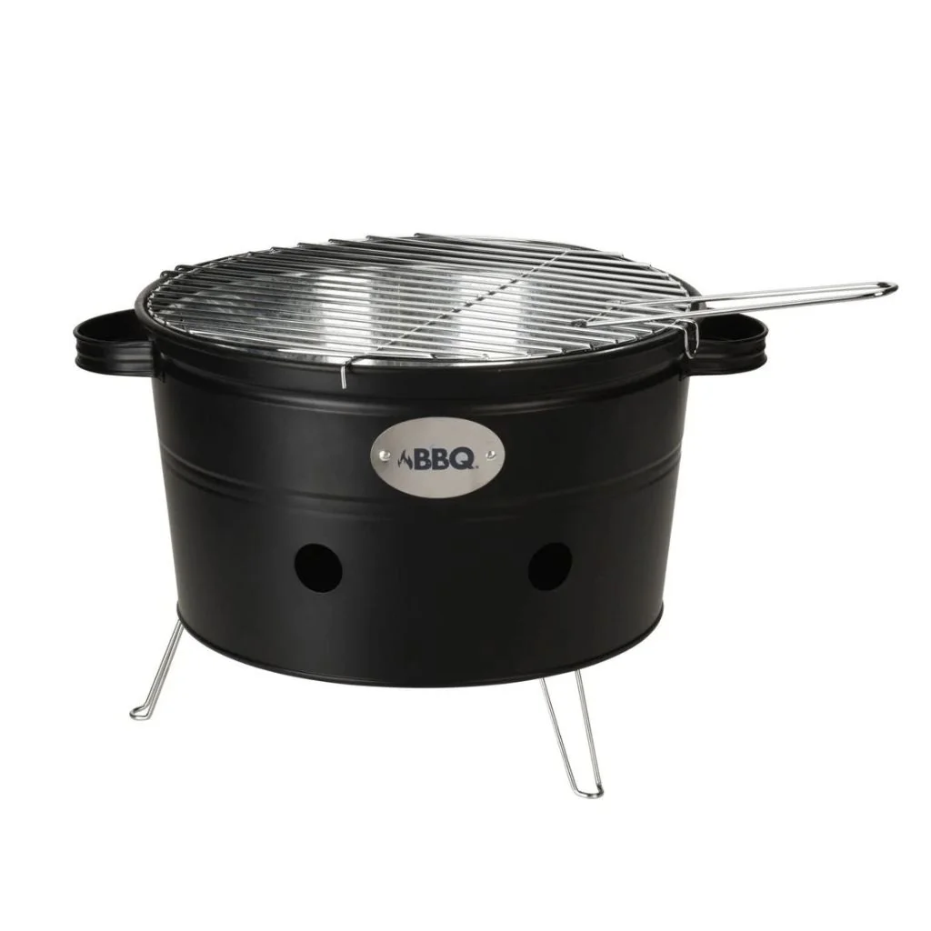 Yoki Přenosný gril BBQ  černý, 34,5 cm