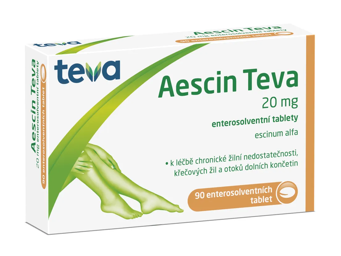 Teva Aescin 20 mg 90 tablet