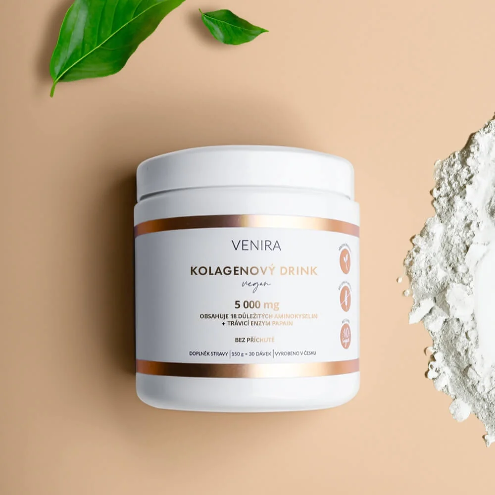 Venira Kolagenový drink pro vlasy, nehty a pleť vegan bez příchutě 150 g