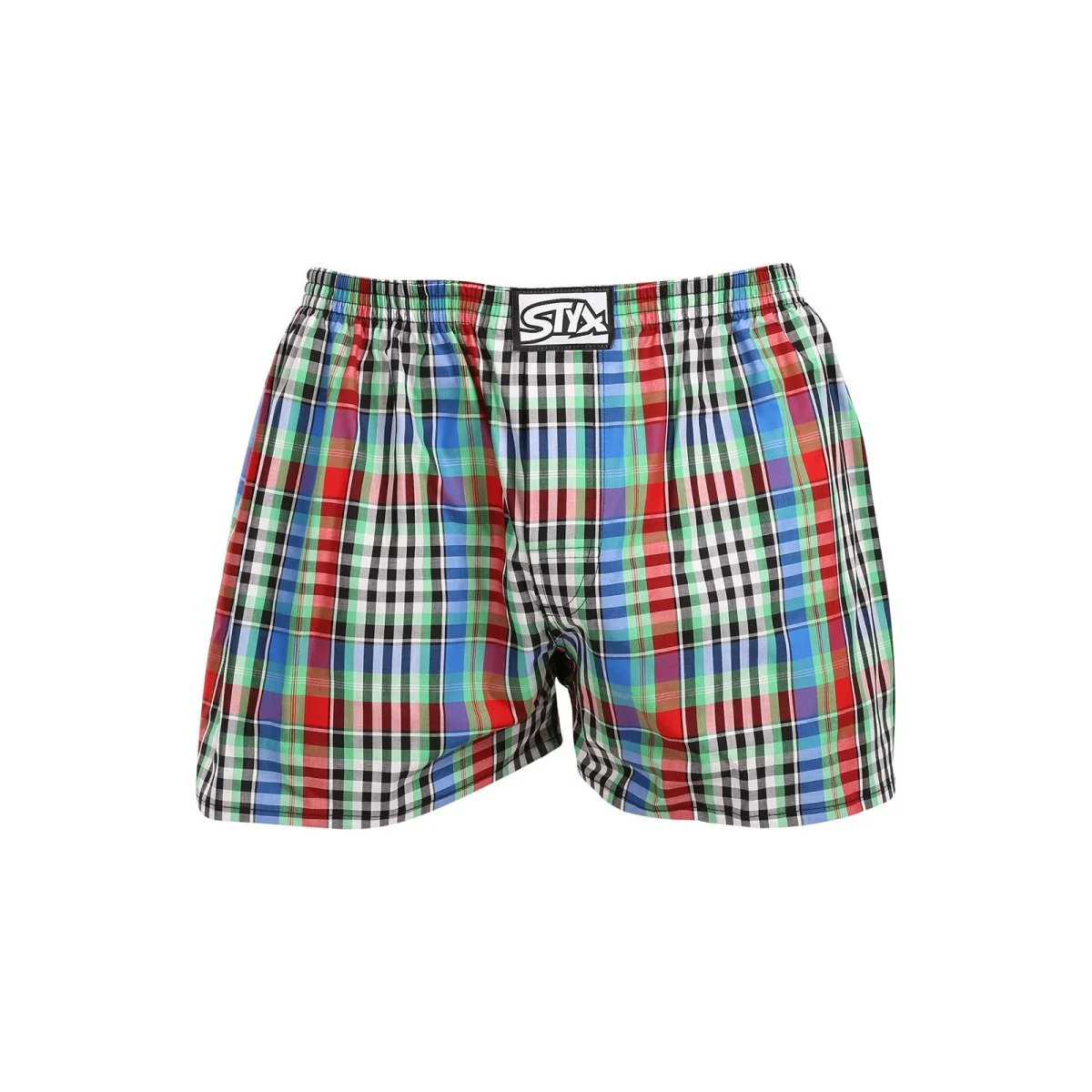 Styx Pánské trenky klasická guma vícebarevné (A1036) XL