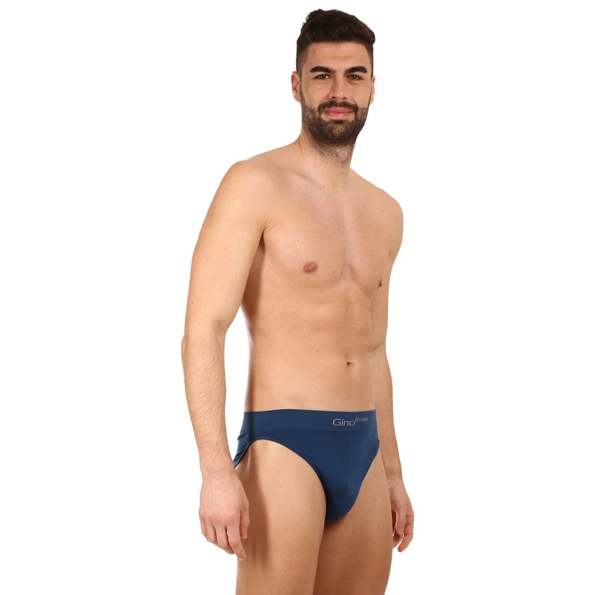 Gino Pánské slipy bambusové petrol (50003) XL