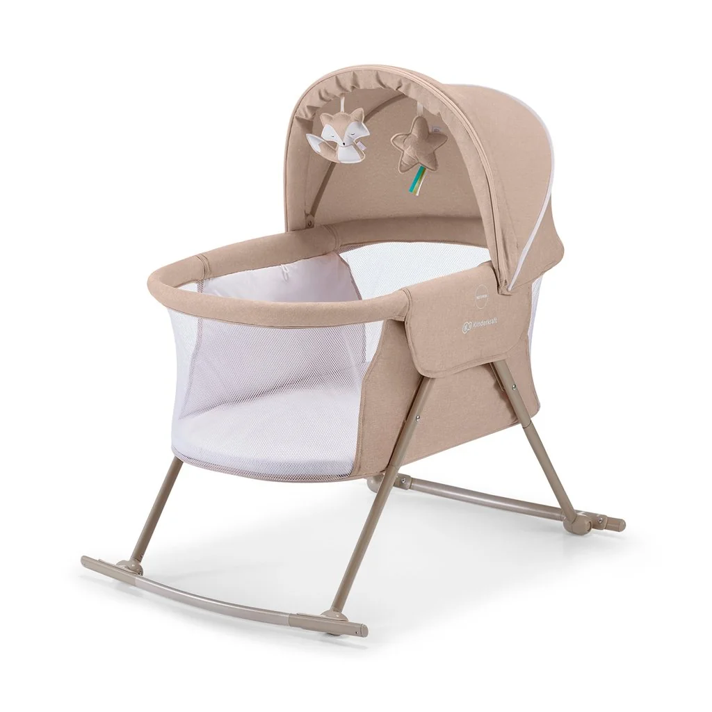 Kinderkraft Postýlka dětská 3v1 Lovi Beige 