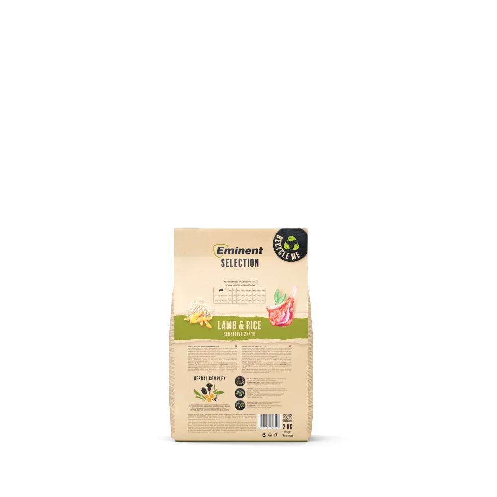 Eminent Eminent Selection Sensitive Lamb&Rice 2 kg 